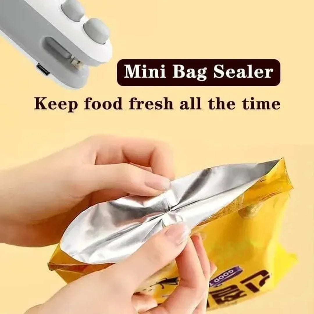 Buddycart Mini USB Bag Cutter & Sealer | 2-in-1 Portable Food Resealing Machine